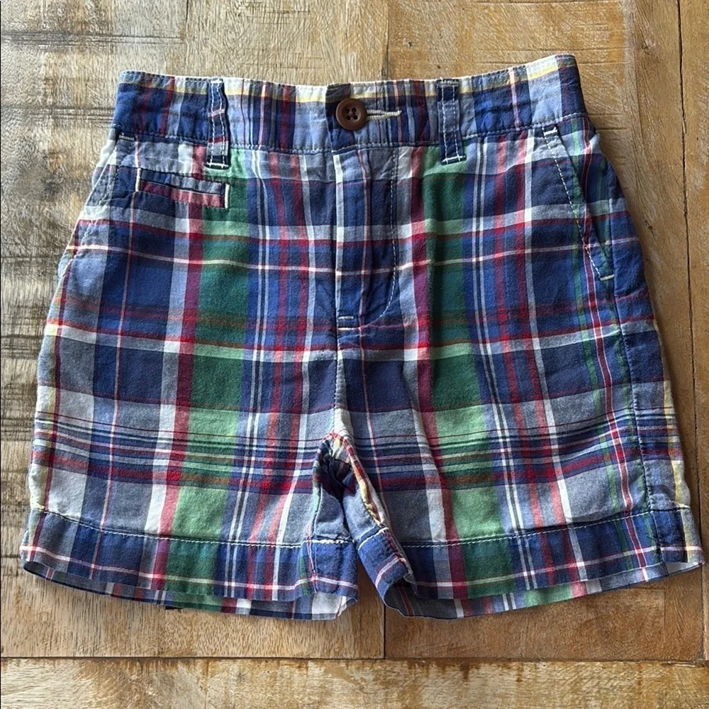 Ralph Lauren Baby Boy Plaid Shorts 18m
